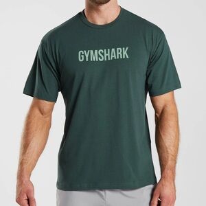 Gymshark Apollo Oversized T-Shirt Obsidian Green Size Small